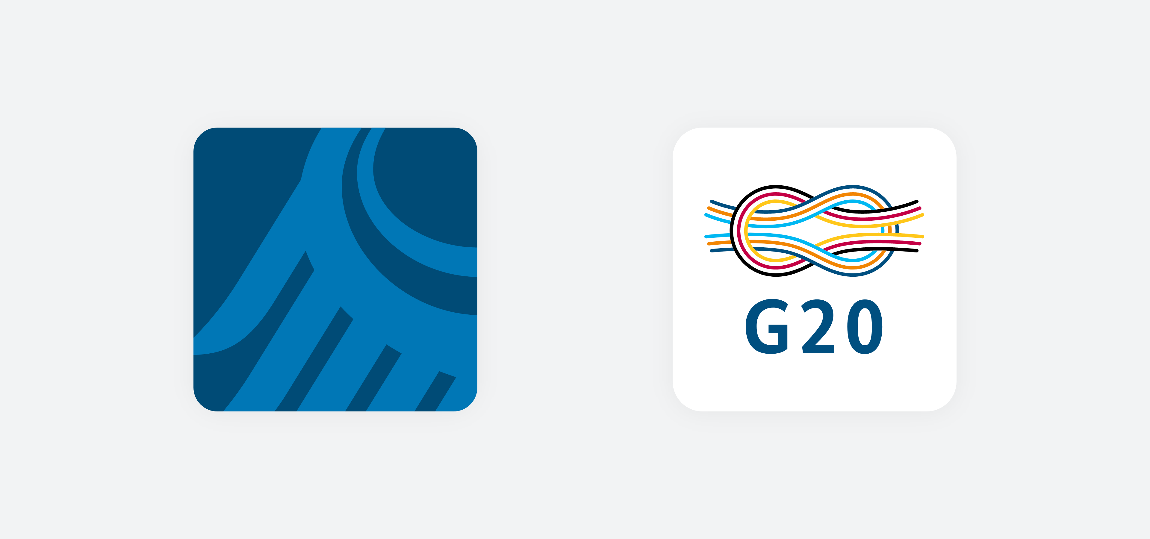Hallo Politik: Adlerschwinge, G20: Bildwortmarke G20 